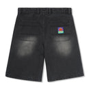 Butter Goods Work Shorts, Distressed Black