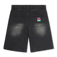 Butter Goods Work Shorts, Distressed Black