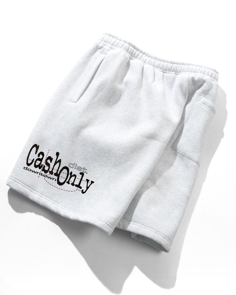 Cash only Downtown Fleece Shorts Ash