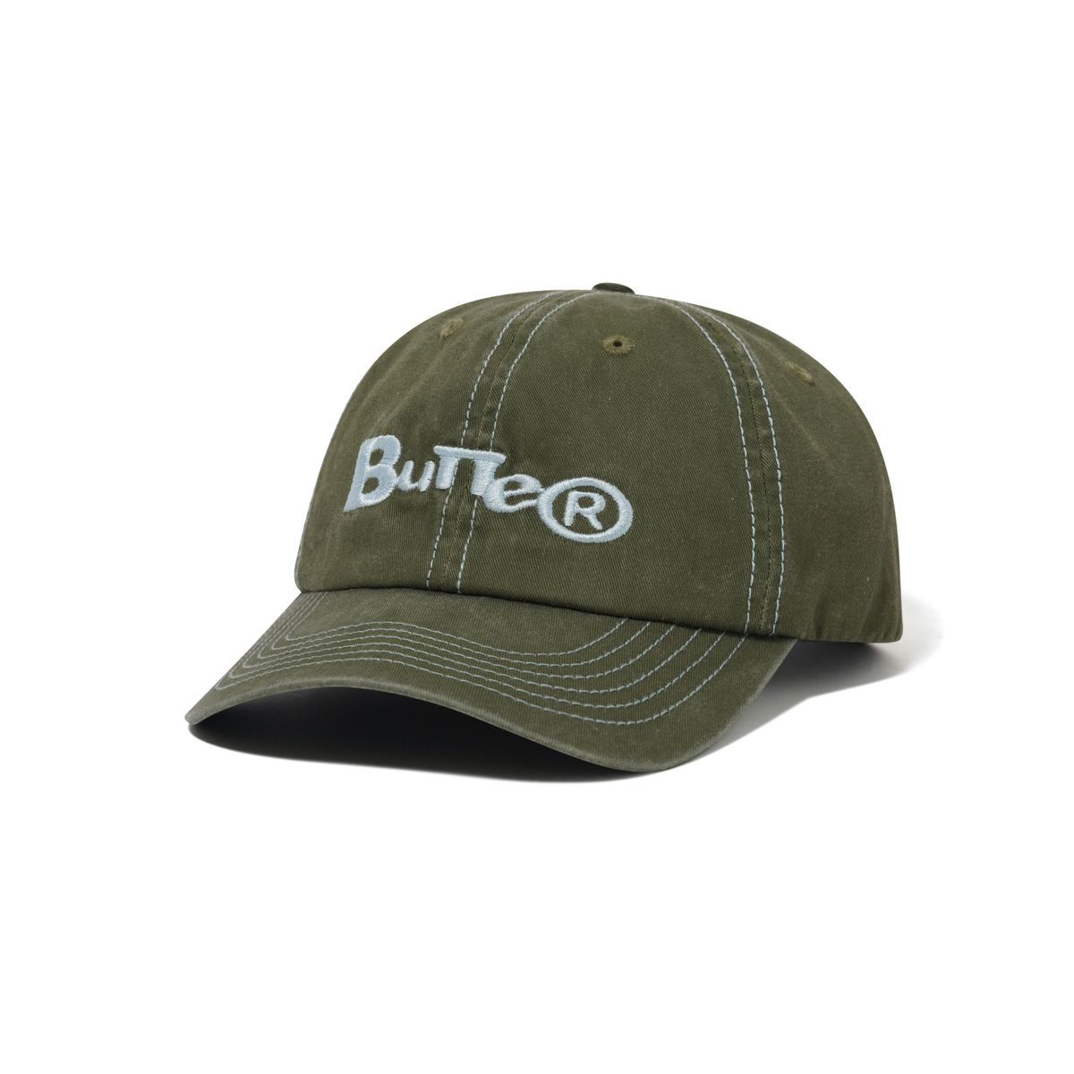 Butter goods キャップ Butter Goods Registered 6 Panel Cap Washed Army – Pyramid Skate