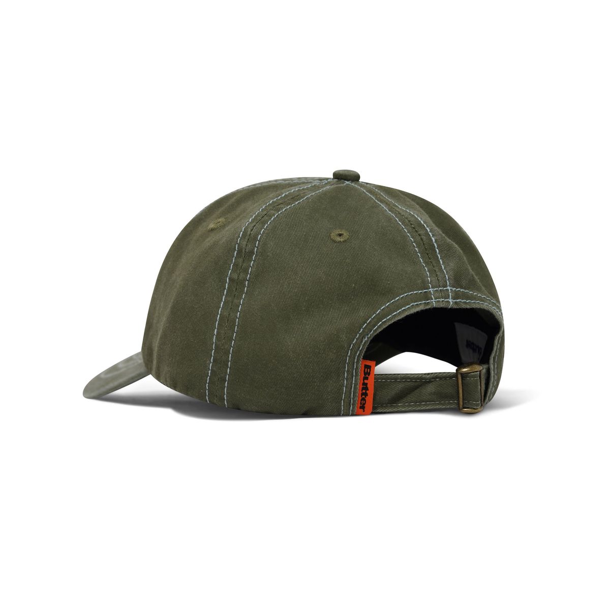 Butter Goods Registered 6 Panel Cap Washed Army