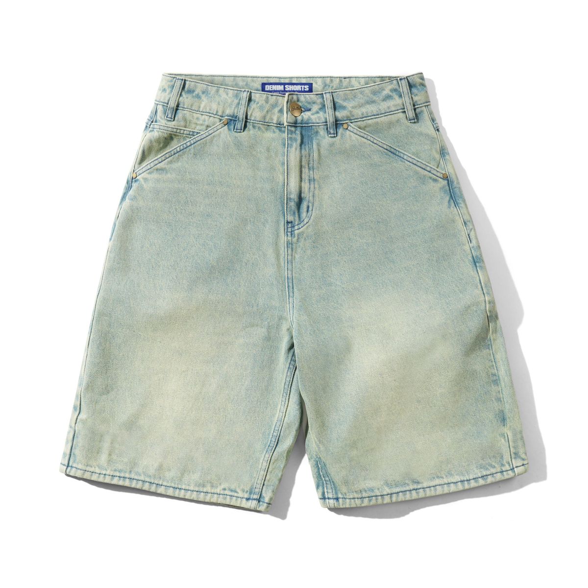 Butter Goods Trim Denim Shorts Sunfade Blue