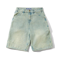 Butter Goods Trim Denim Shorts Sunfade Blue