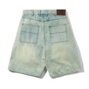 Butter Goods Trim Denim Shorts Sunfade Blue