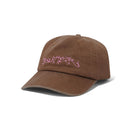 Butter Goods Scrawling 5 Panel Cap Washed Brown