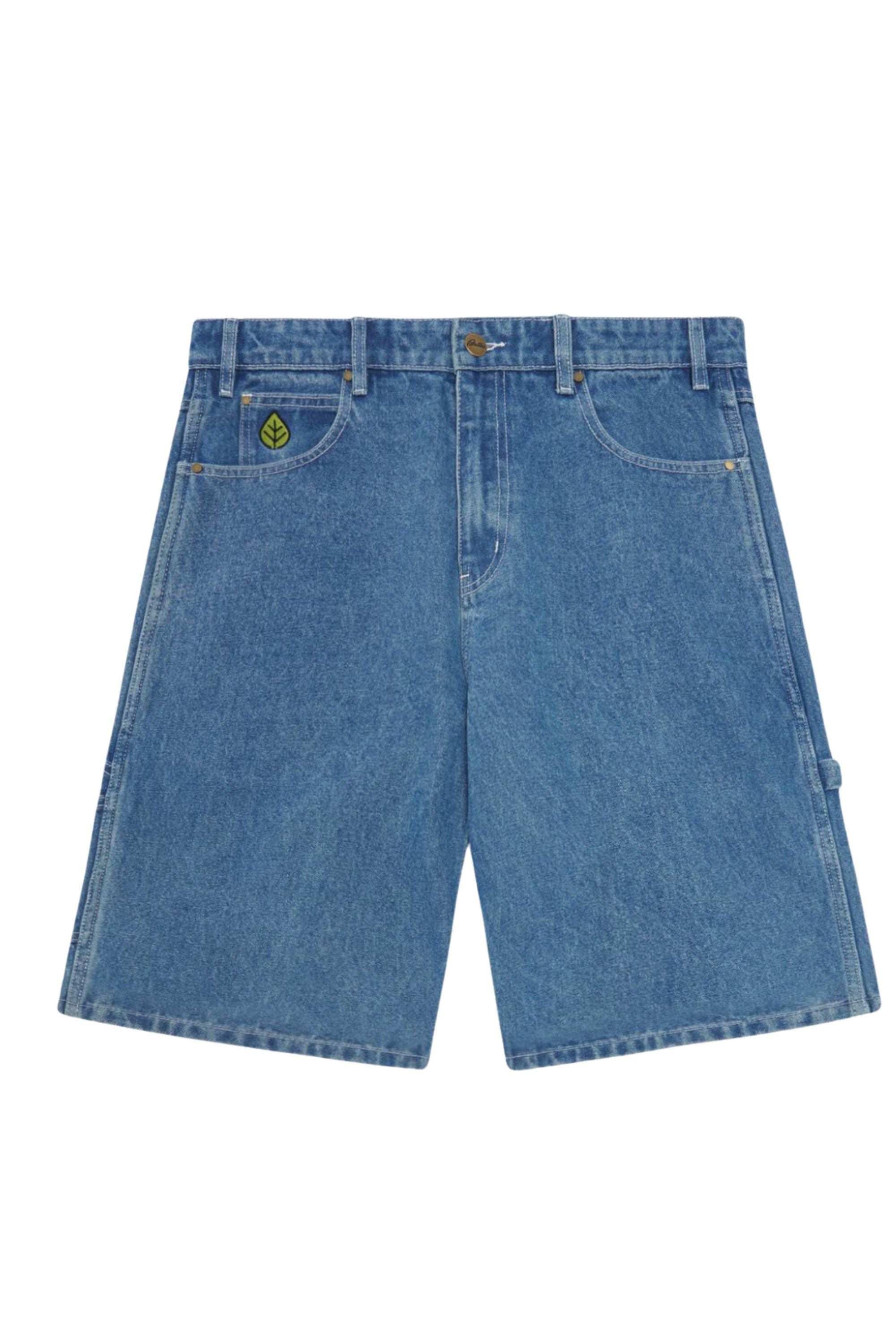BUTTER GOODS Weather Gear Heavy Weight Denim Shorts Mid Blue
