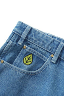BUTTER GOODS Weather Gear Heavy Weight Denim Shorts Mid Blue