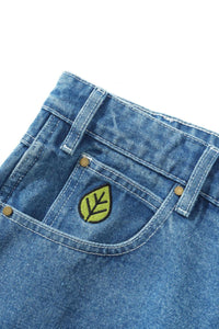 BUTTER GOODS Weather Gear Heavy Weight Denim Shorts Mid Blue