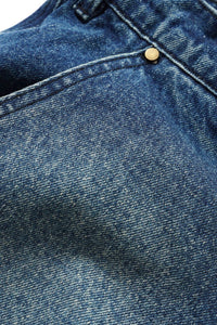 Butter Goods Spike Work Shorts in Distressed Indigo