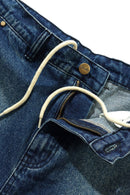 Butter Goods Spike Work Shorts in Distressed Indigo