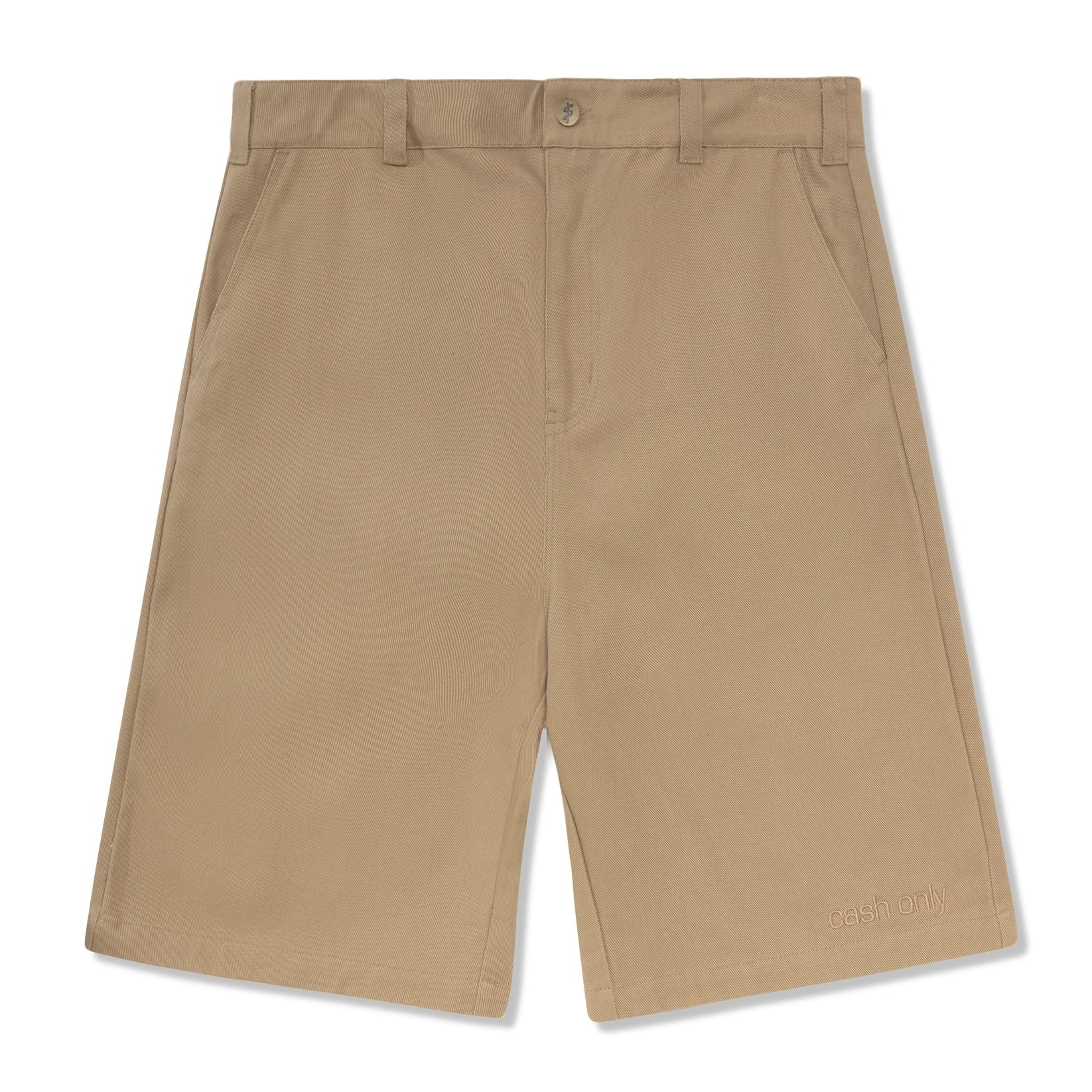 CASH ONLY Halfway Shorts in Khaki