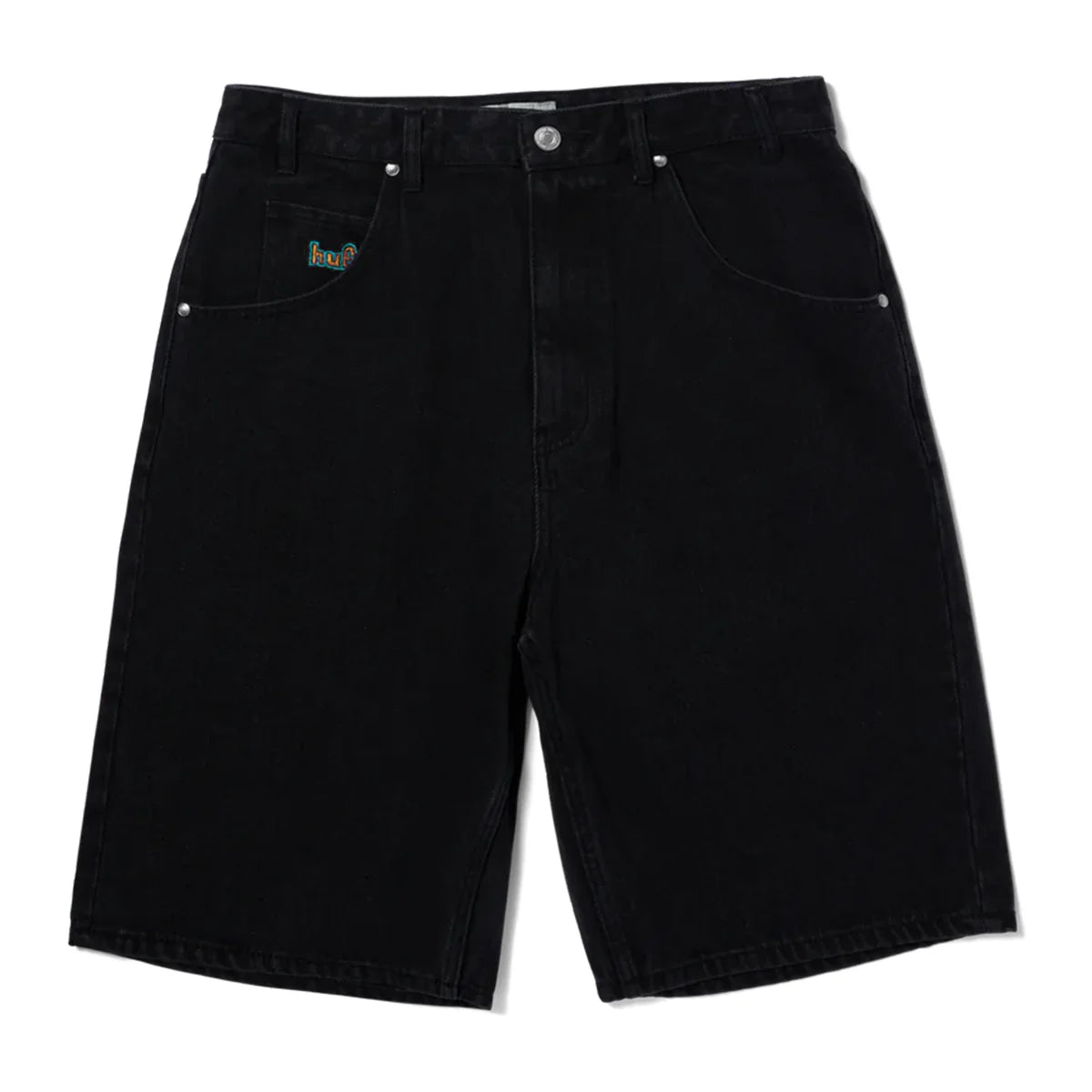 HUF Cromer Shorts in Washed Black